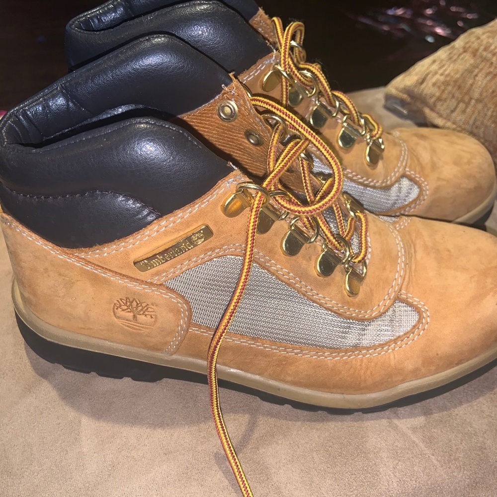 Boys timberland field boots